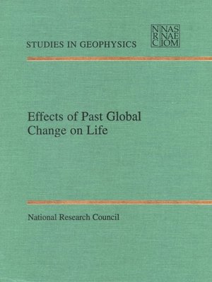 cover image of Effects of Past Global Change on Life